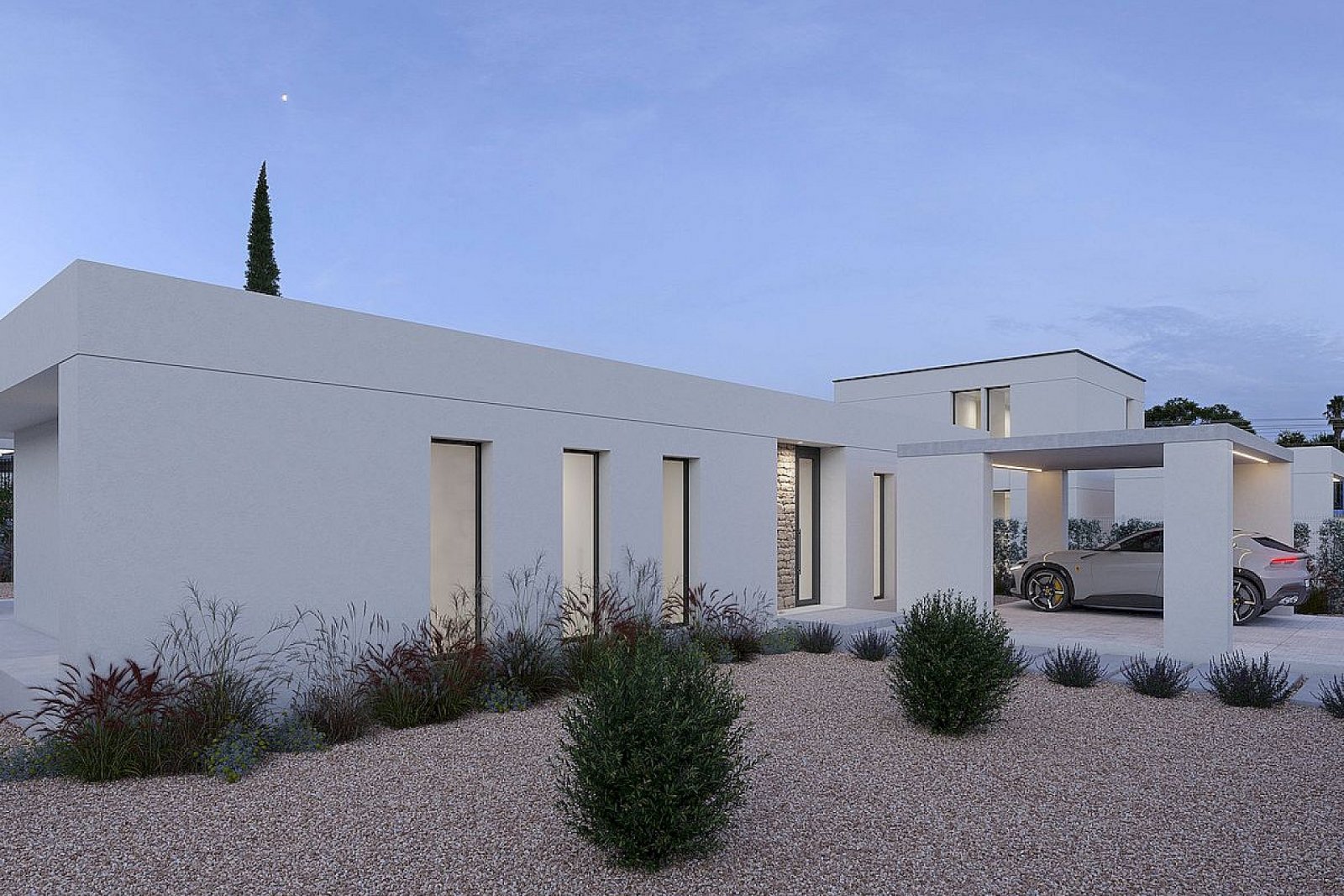 Neue Luxusvilla mit privatem Pool und Garage