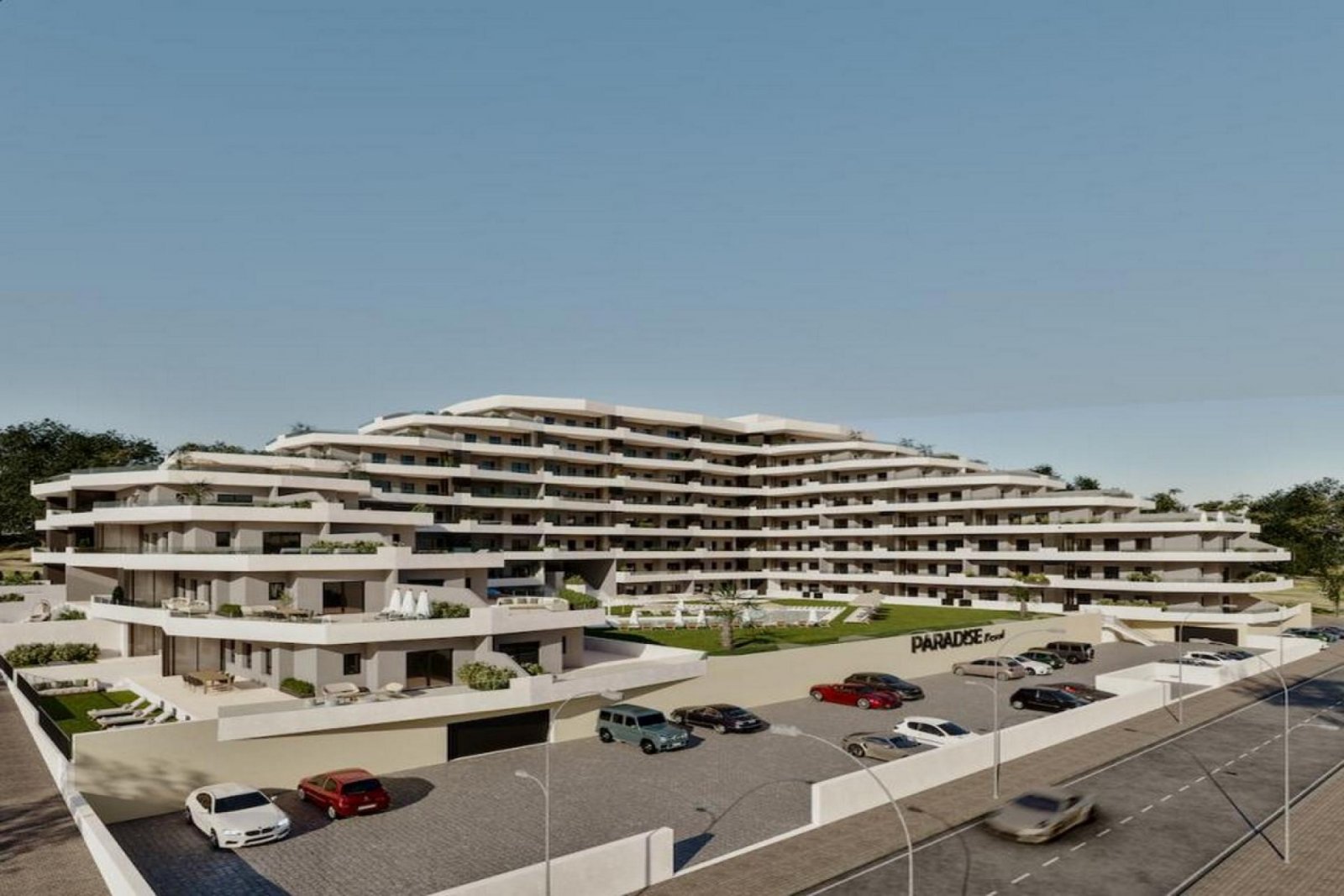 Komfortables Apartment mit Terrasse, Pool und Parkplatz