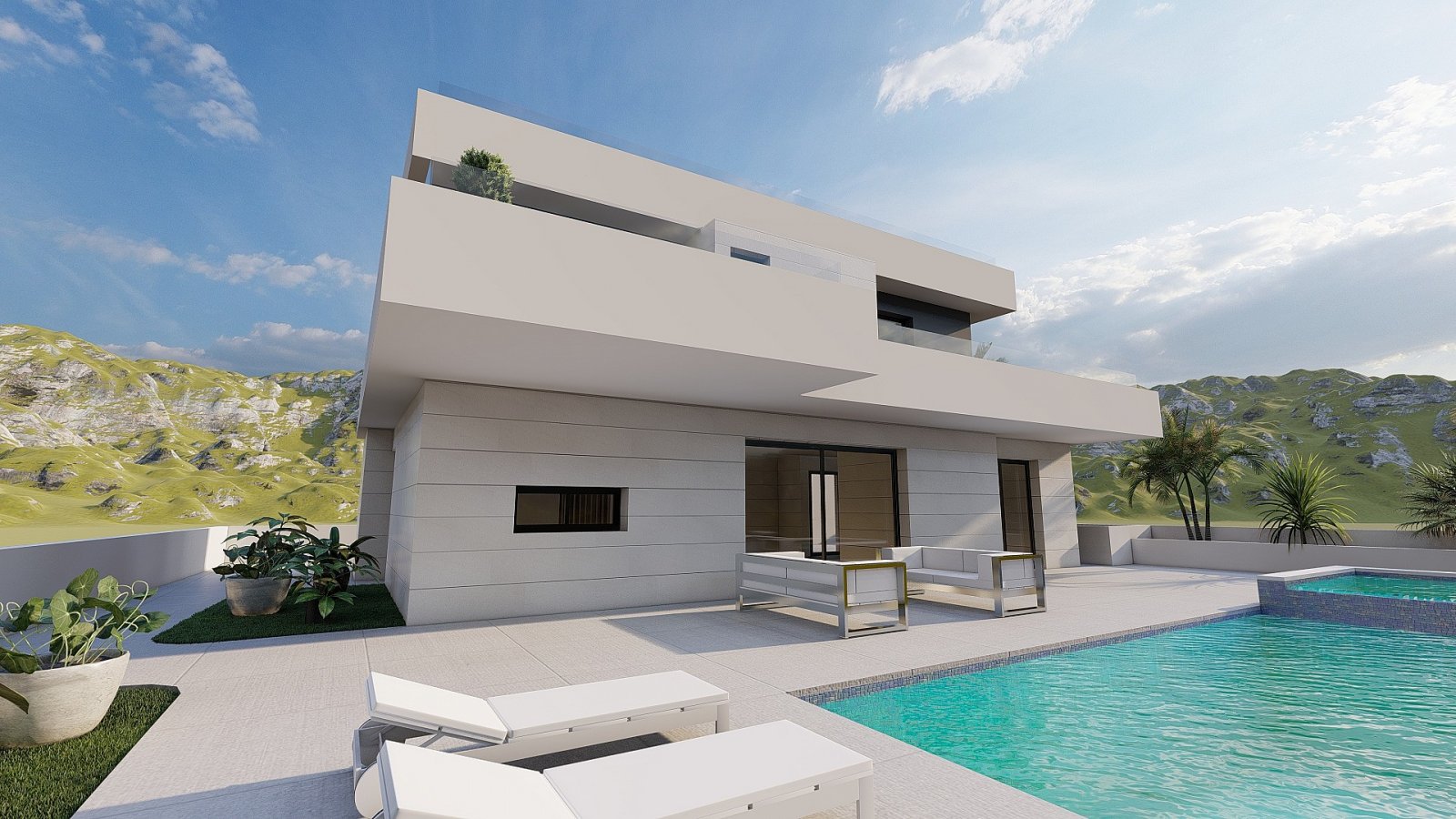 Elegante Luxusvilla mit Privatpool in bester Lage von Campoamor