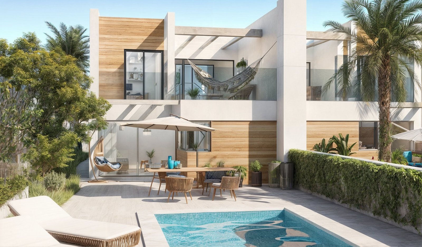 Moderne Reihenvilla mit 3 Schlafzimmern & optionalem Pool – Komfort auf eigenem Grundstück