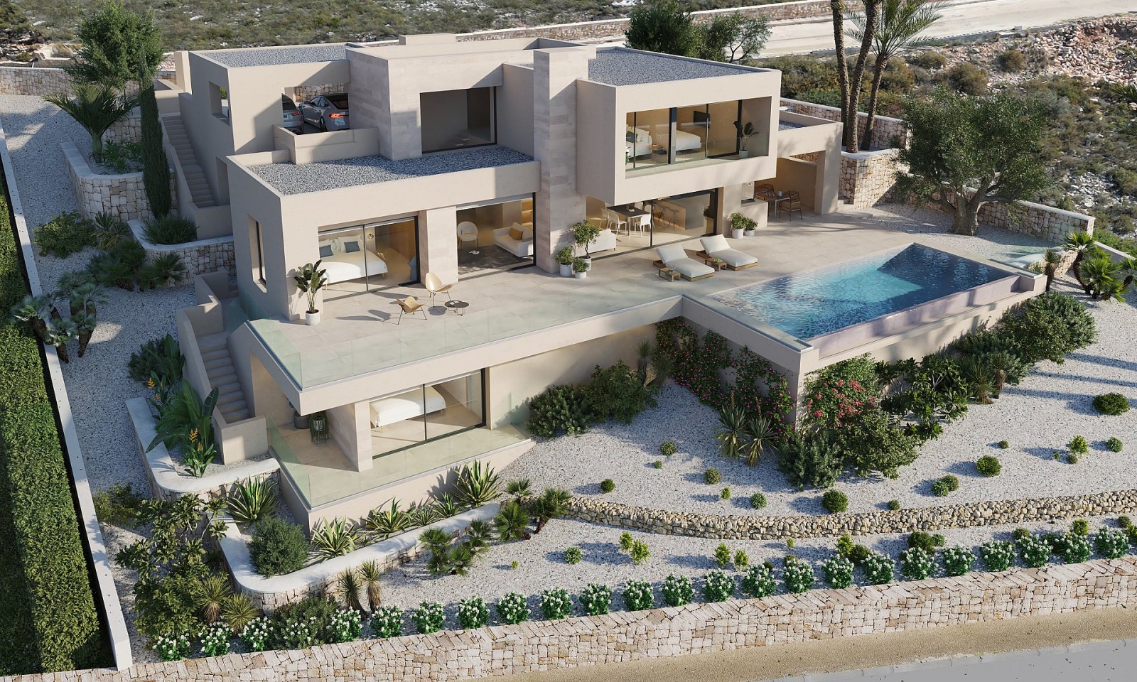 Exklusive Villa mit Infinity-Pool & Panoramablick