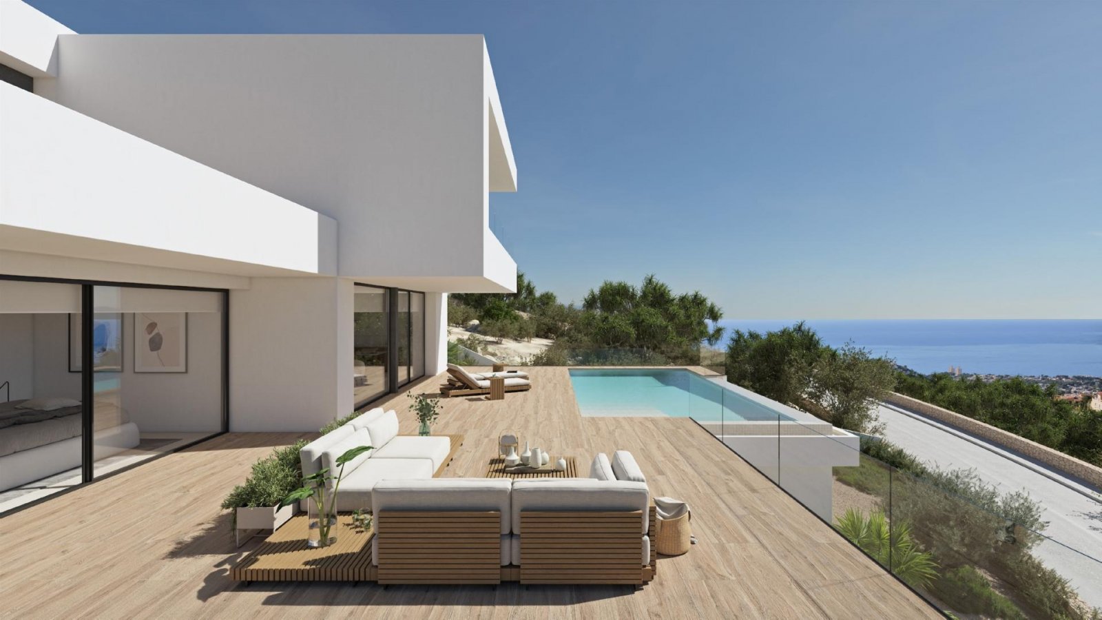 Mediterraner Luxus mit Meerblick