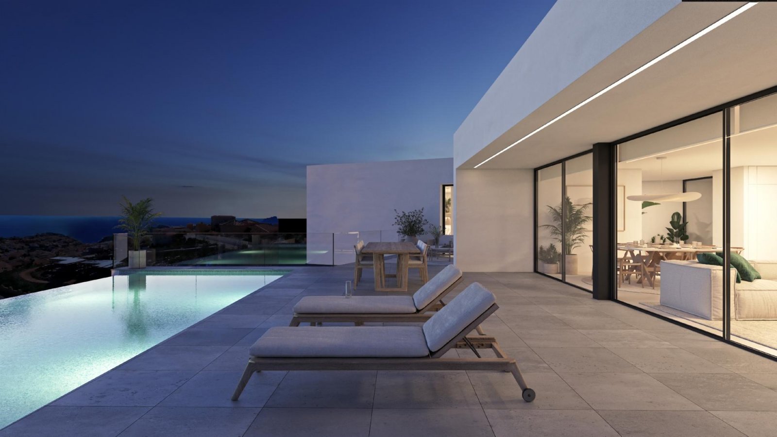 Exklusive Designvilla mit Infinity-Pool und Meerblick