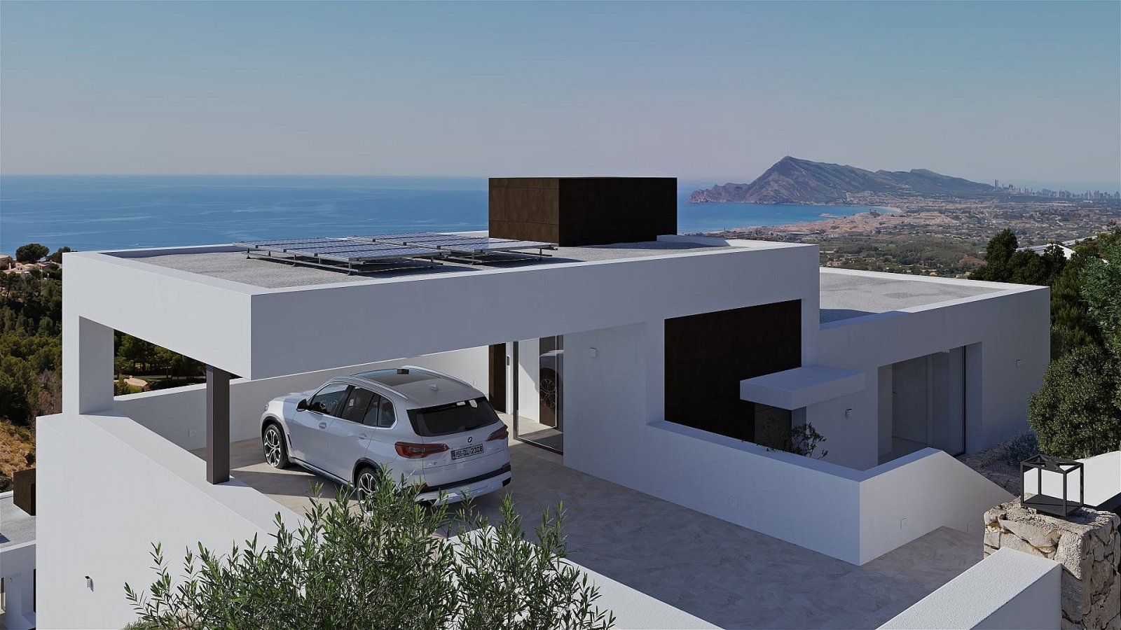 Luxusvilla mit 360° Meerblick und Infinity-Pool