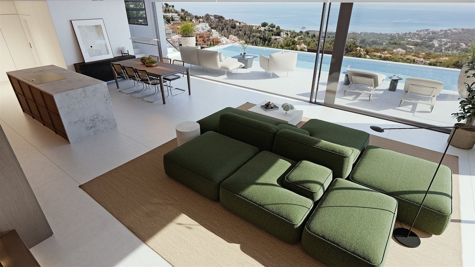 Luxusvilla mit 360° Meerblick und Infinity-Pool