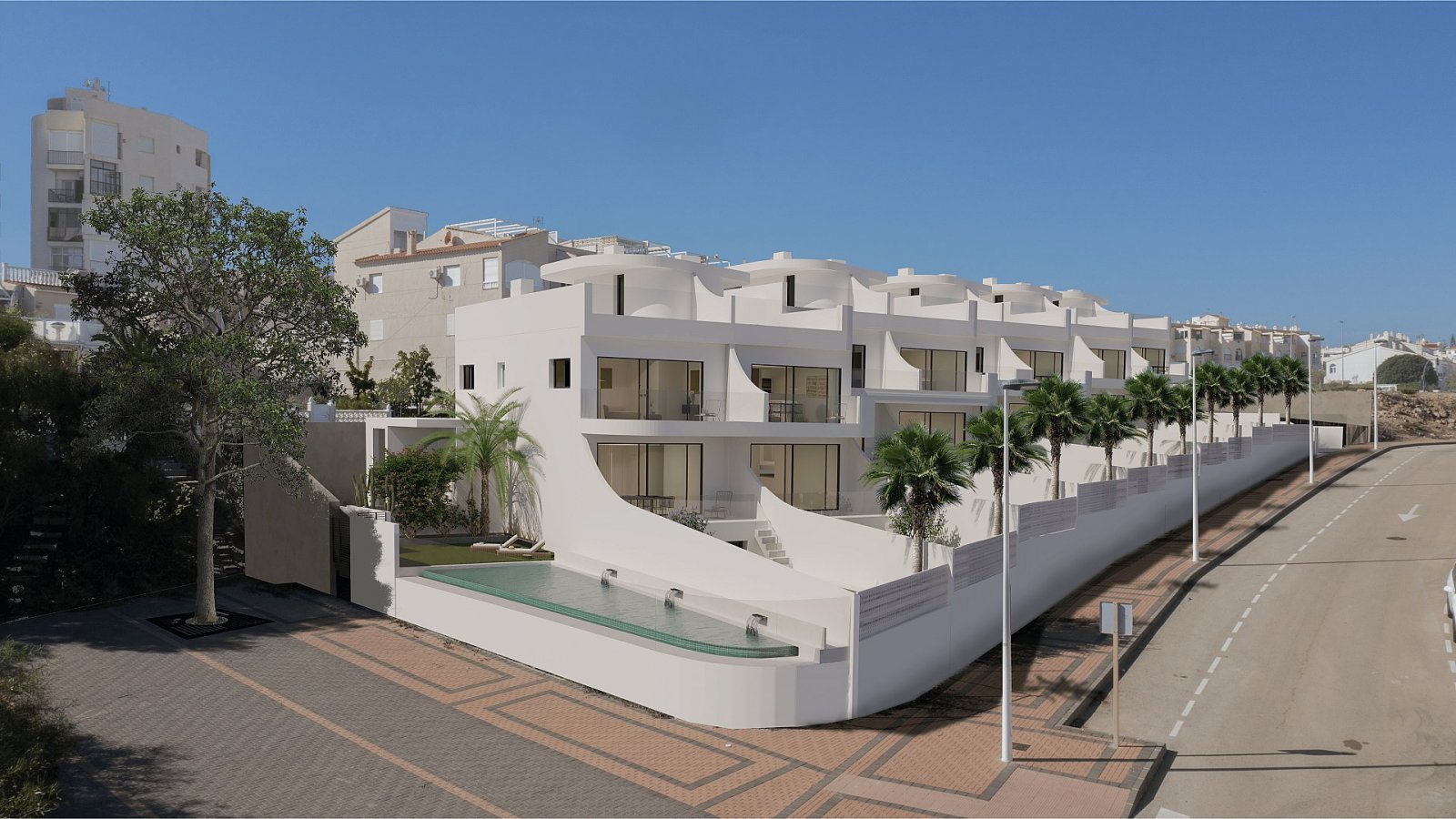 Modernes Gartenapartment mit Pool und Tiefgarage
