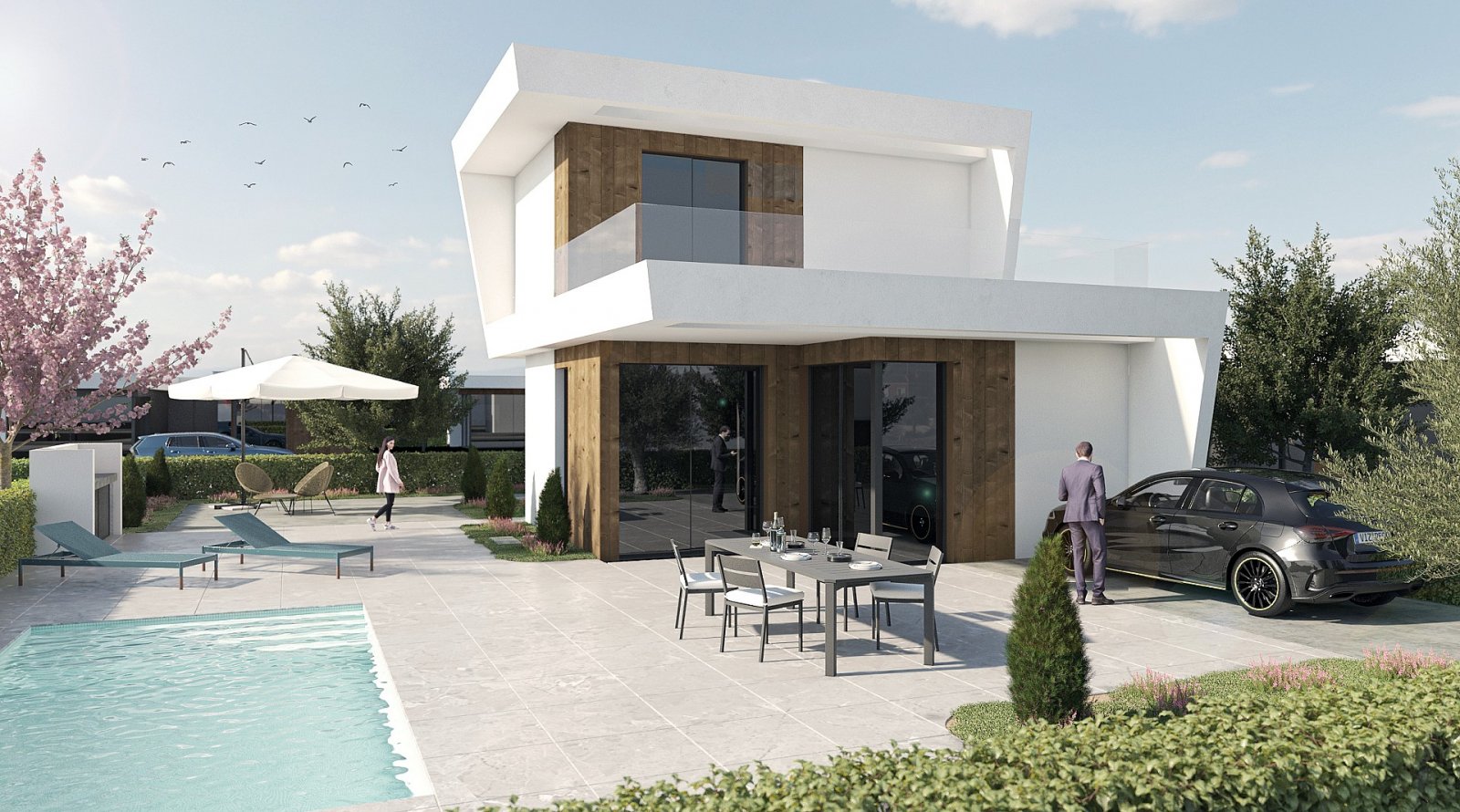 Altaona Village: Elegante Villa mit Pool und Garten 