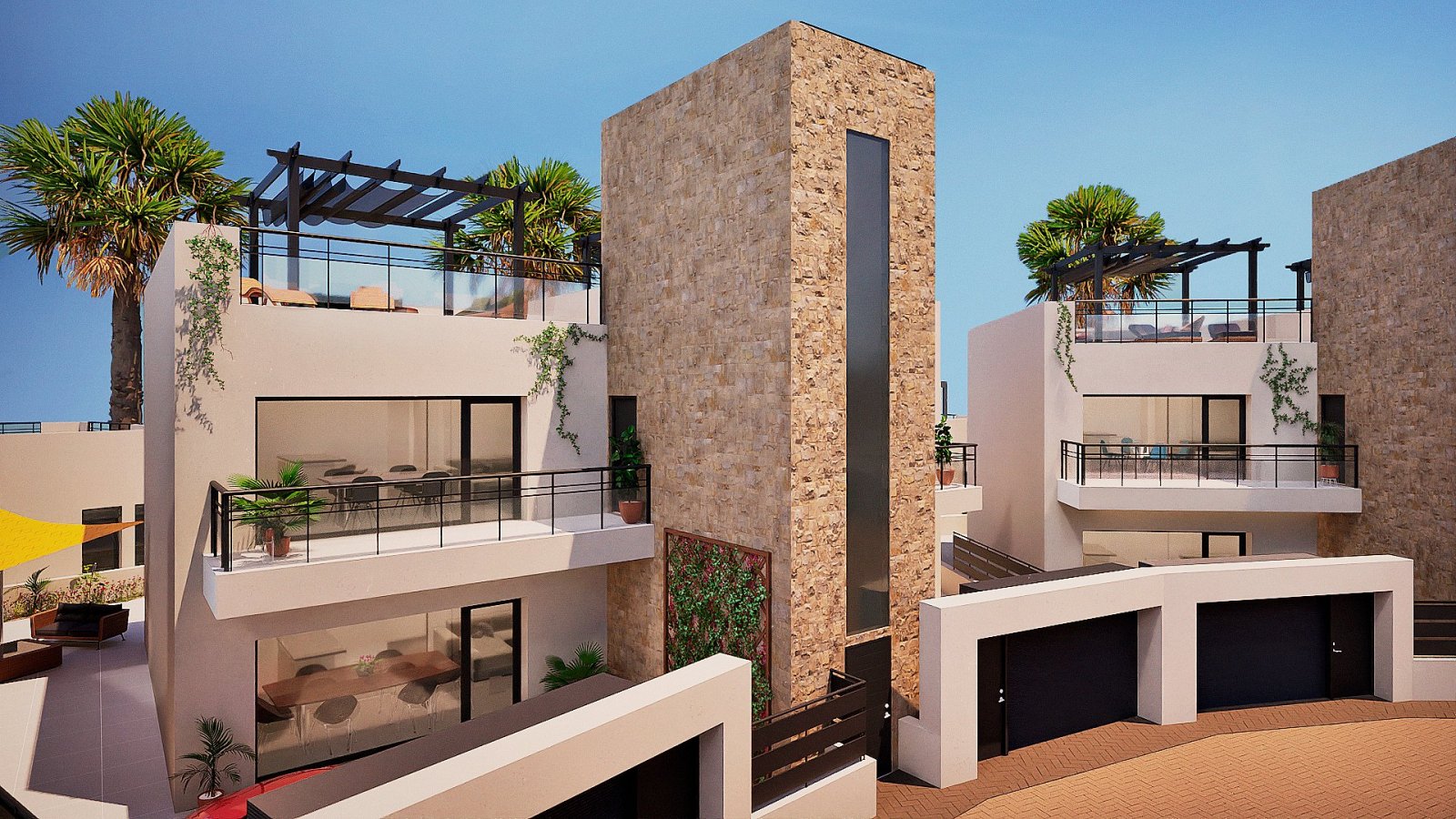 Fuente Álamo: Modernes Apartment mit Solarium, Gemeinschaftspool und Komfort 