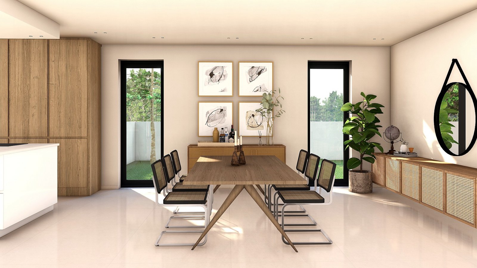 Moderne Villa mit Pool und Garage