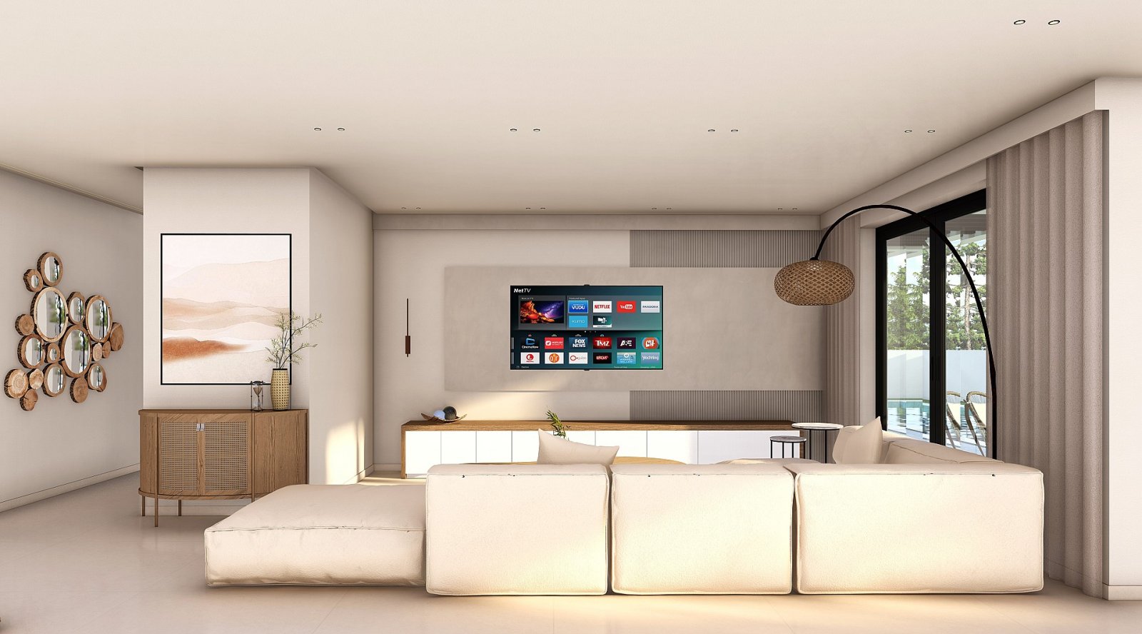 Moderne Villa mit Pool und Garage