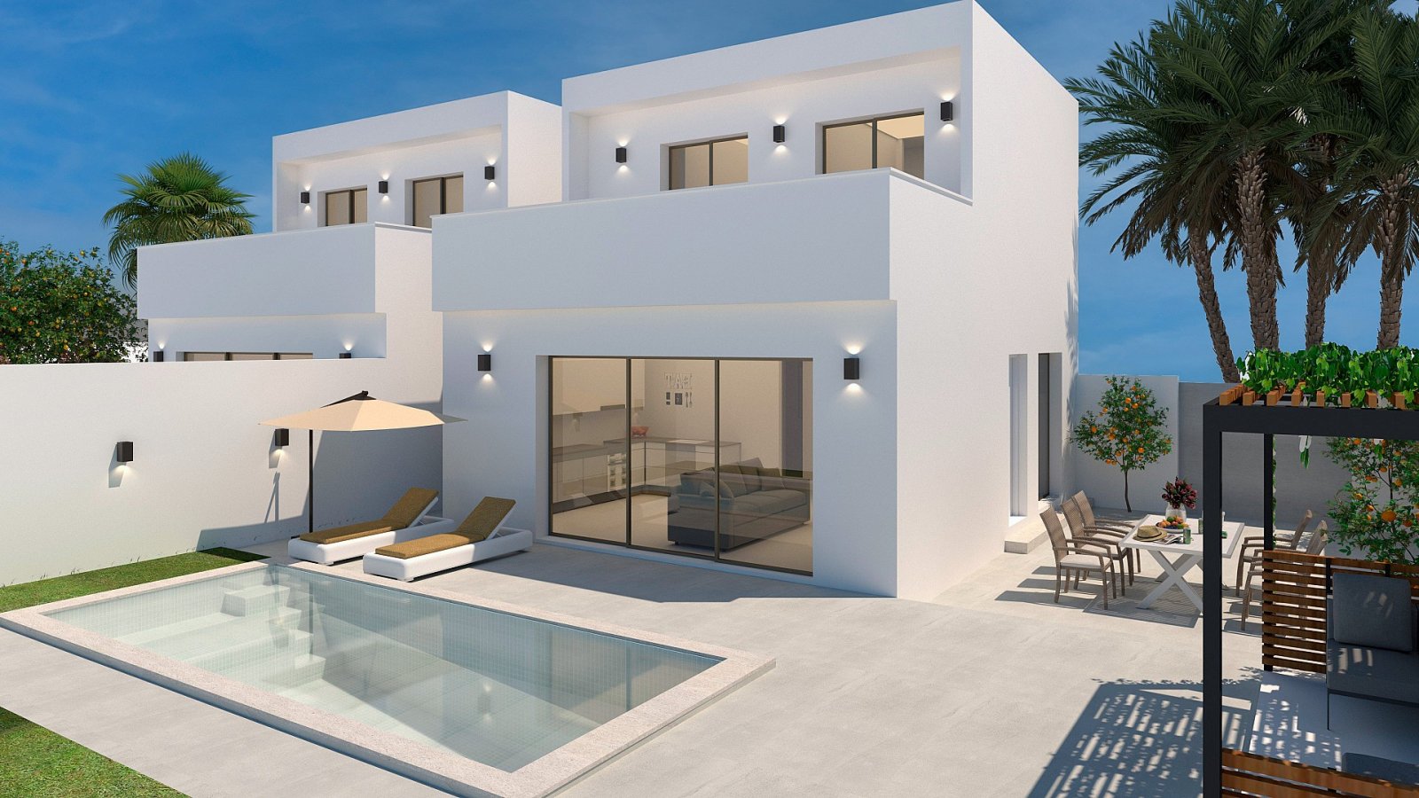 Moderne Villa mit Garten und optionalem Swimmingpool