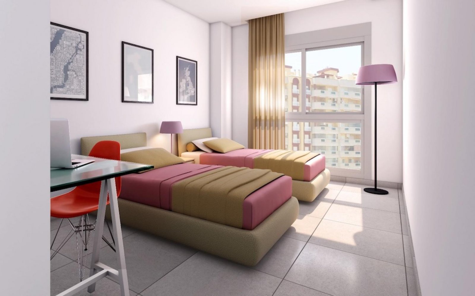Strandnahes Apartment mit Pool, Fitness & Solarium