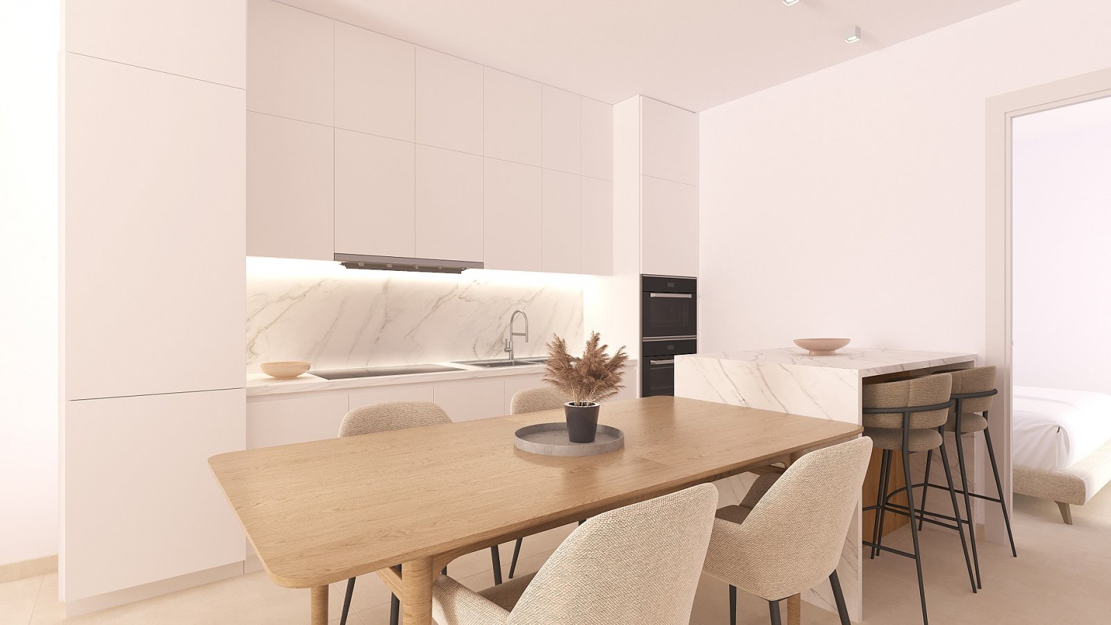 Exklusives Apartment mit eigener Terrasse und Poollandschaft