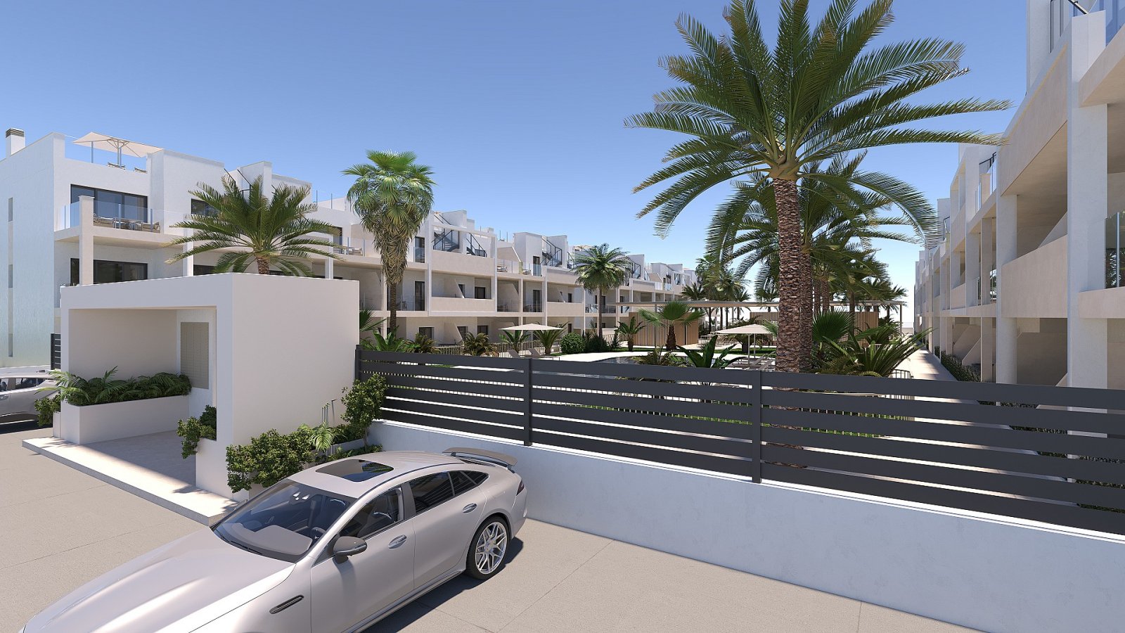 Exklusives Apartment mit eigener Terrasse und Poollandschaft