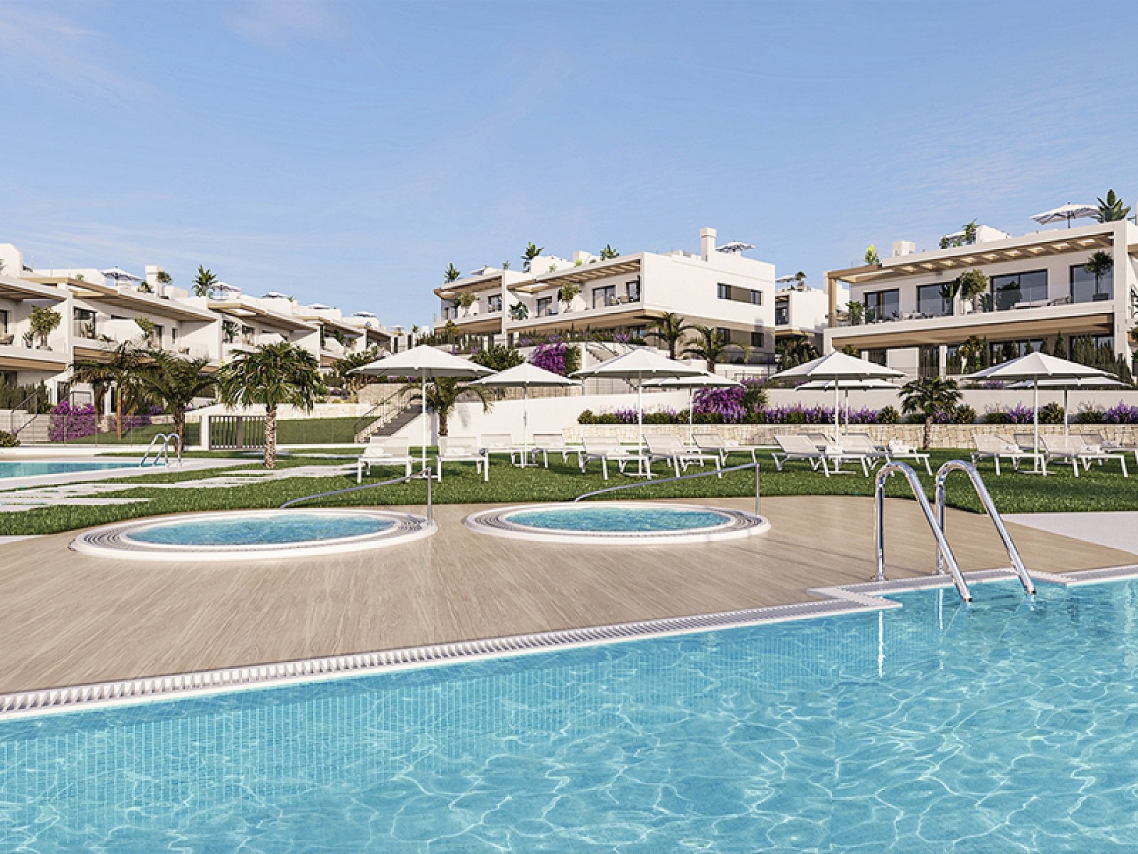 Mediterranes Wohnen mit Solarium & Pool