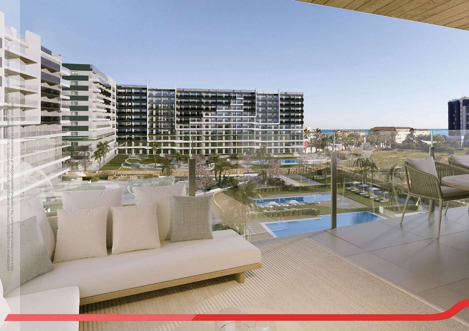 Punta Prima - Orihuela Costa: Modernes Apartment mit Poollandschaft & Carport 