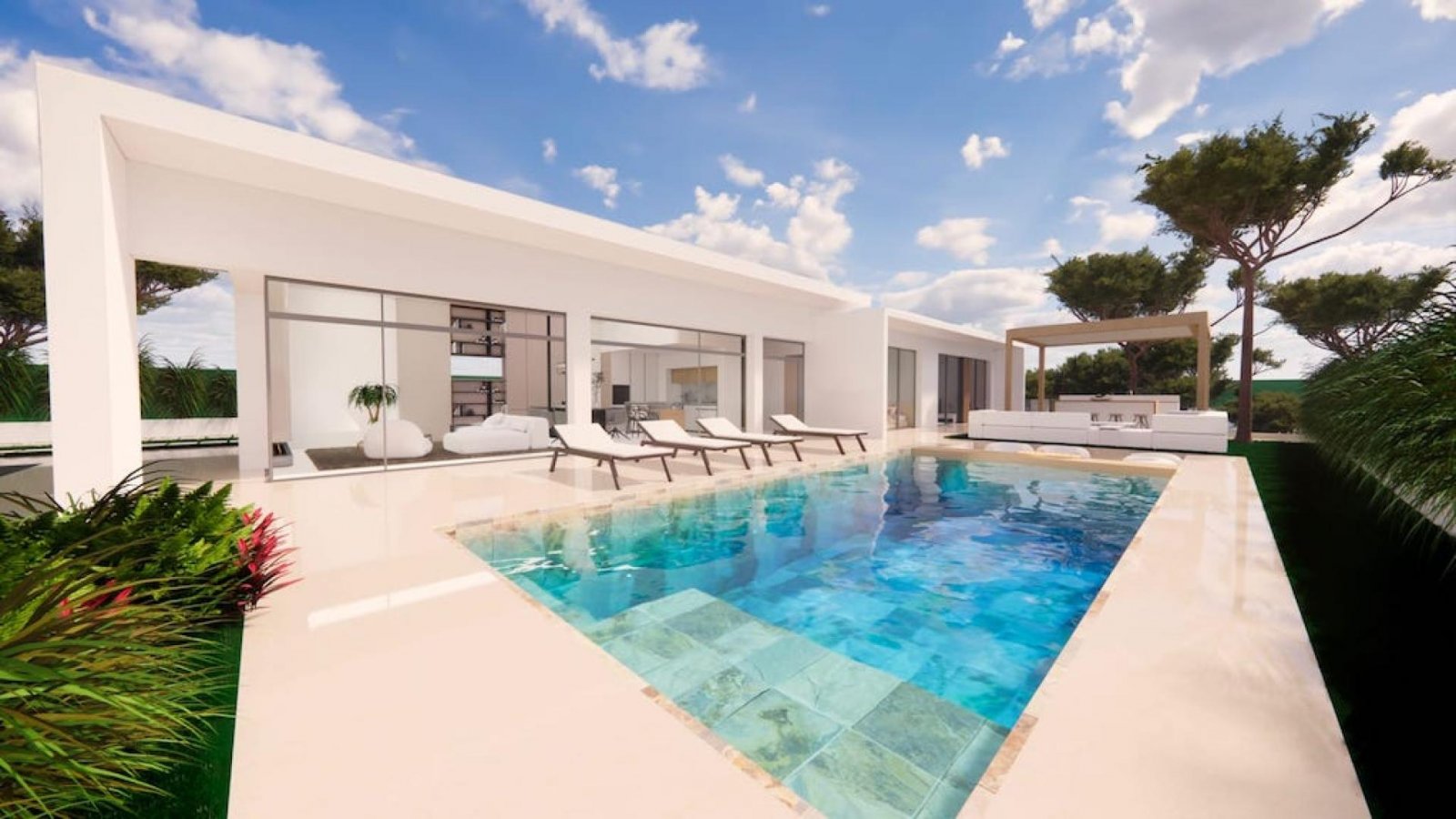 Hochwertige Villa mit Außenküche und Privatpool
