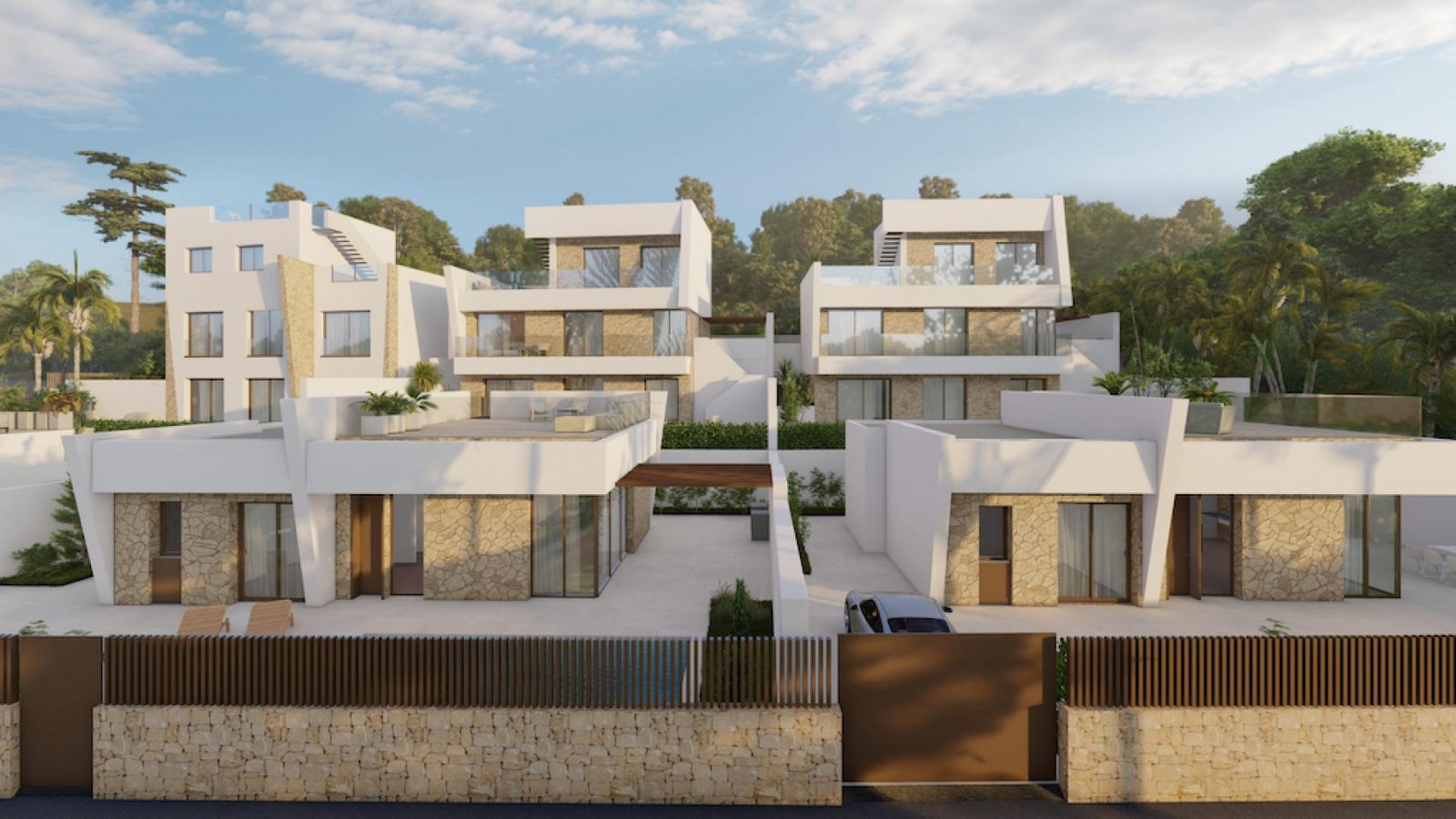 Moderne Villa mit 360° Panorama und Meerblick