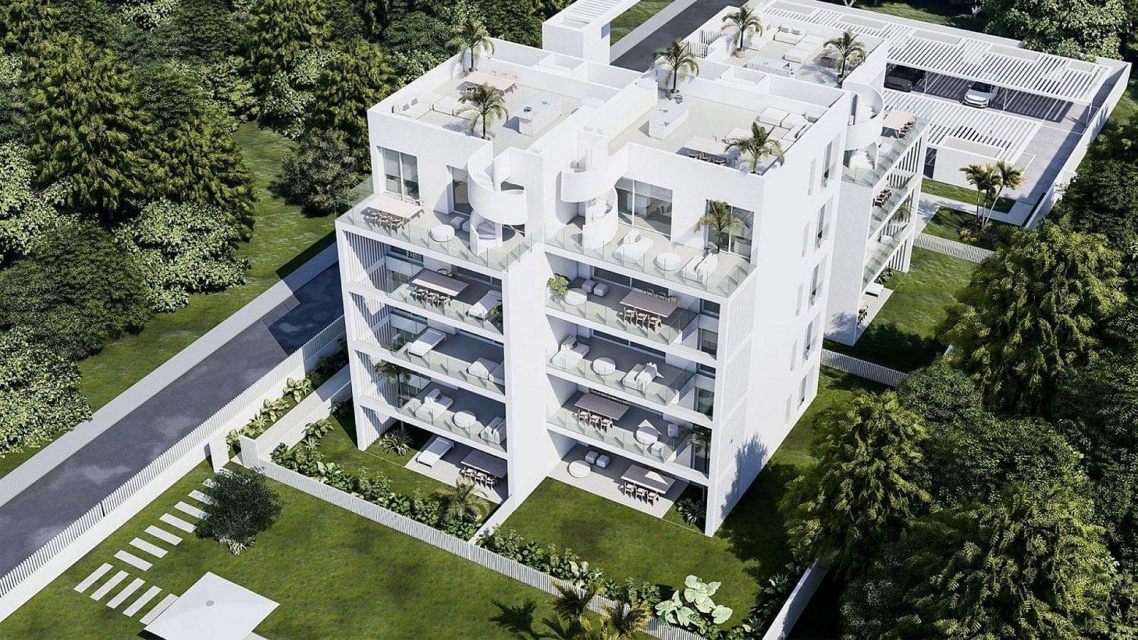 Attraktive Apartments mit Pool, Garten und sonniger Terrasse