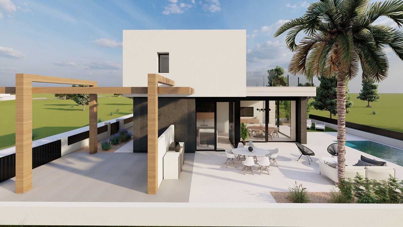 Exklusive Neubauvillen direkt am Lo Romero Golf mit Privatpool