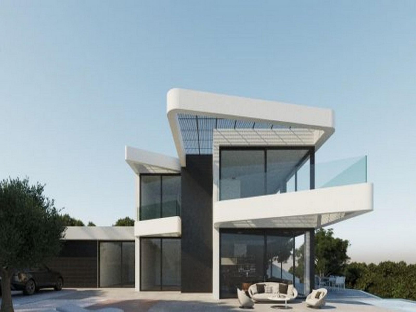 Architektenvilla mit Meerblick und hochwertiger Ausstattung