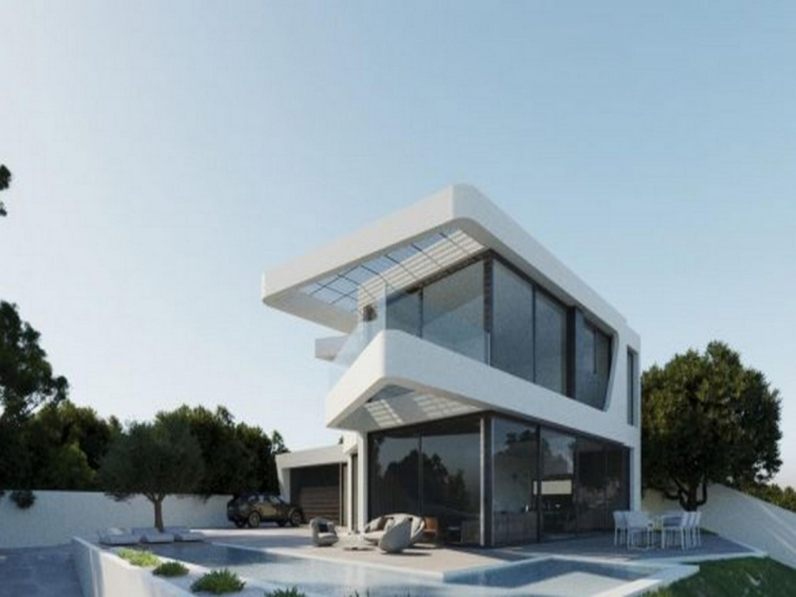 Architektenvilla mit Meerblick und hochwertiger Ausstattung