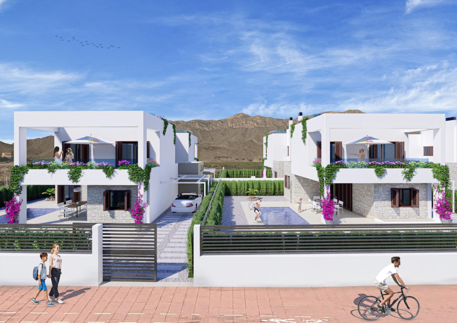 Mar de Pulpi: Mediterrane Villa mit Panoramablick 