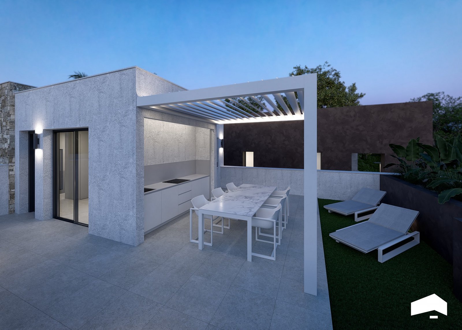 Moderne Villa in exklusiver Resortanlage