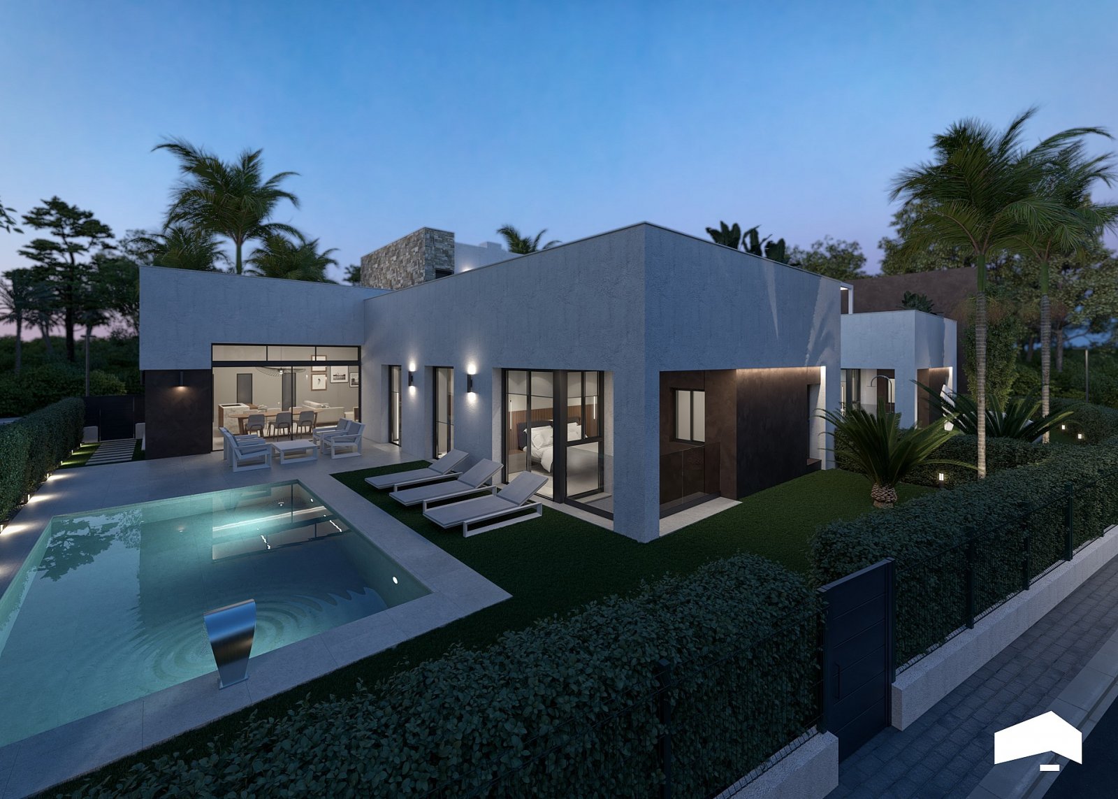 Moderne Villa in exklusiver Resortanlage