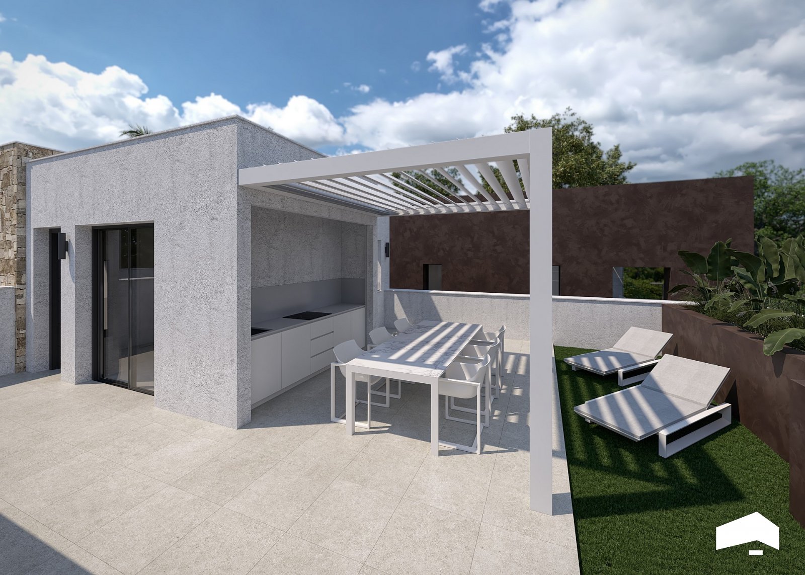 Moderne Villa in exklusiver Resortanlage
