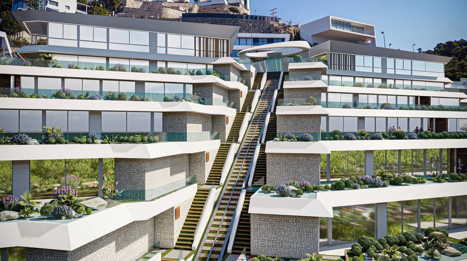 Moderne Luxusvilla mit privatem Pool und Terrasse
