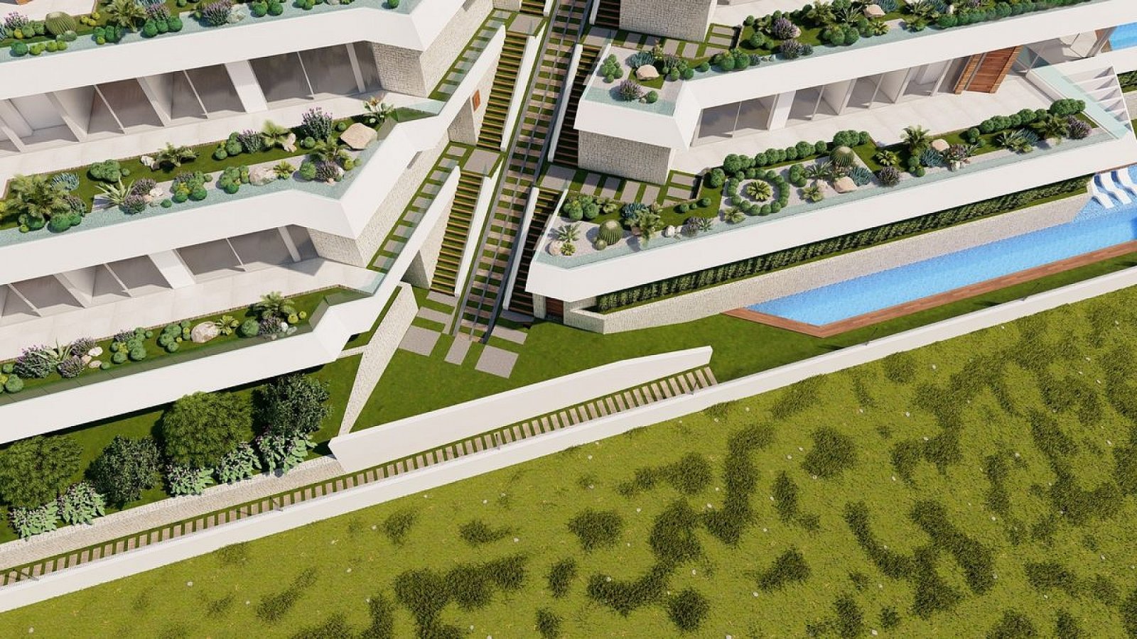 Moderne Luxusvilla mit privatem Pool und Terrasse