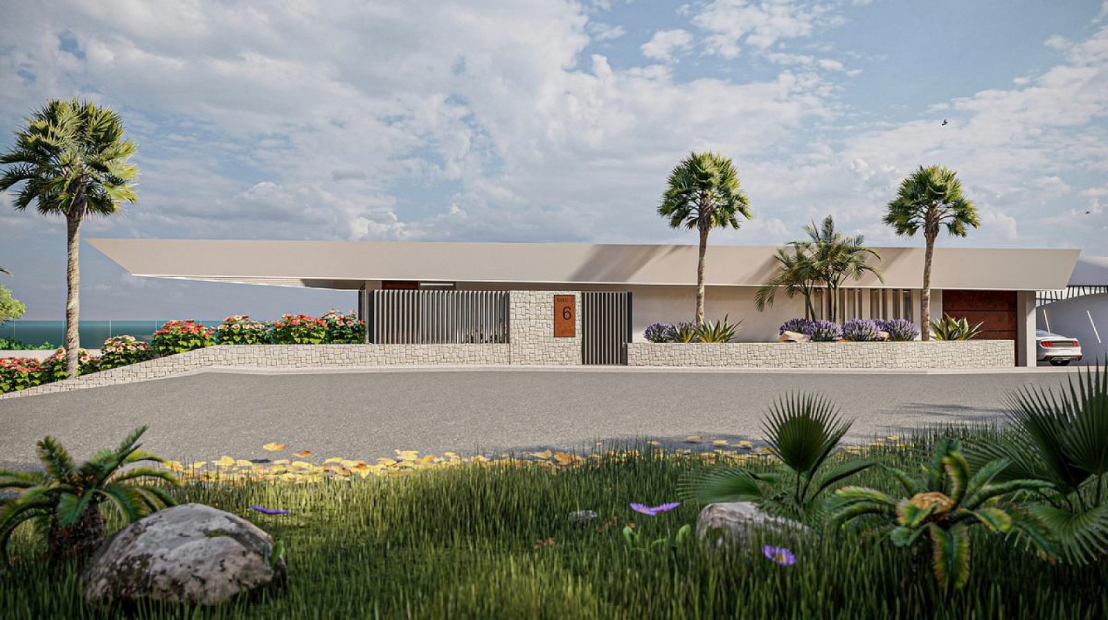 Moderne Luxusvilla mit privatem Pool und Terrasse