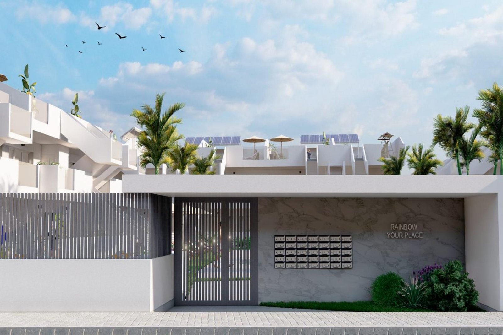 Stylishes Apartment mit Dachterrasse & Gemeinschaftspool
