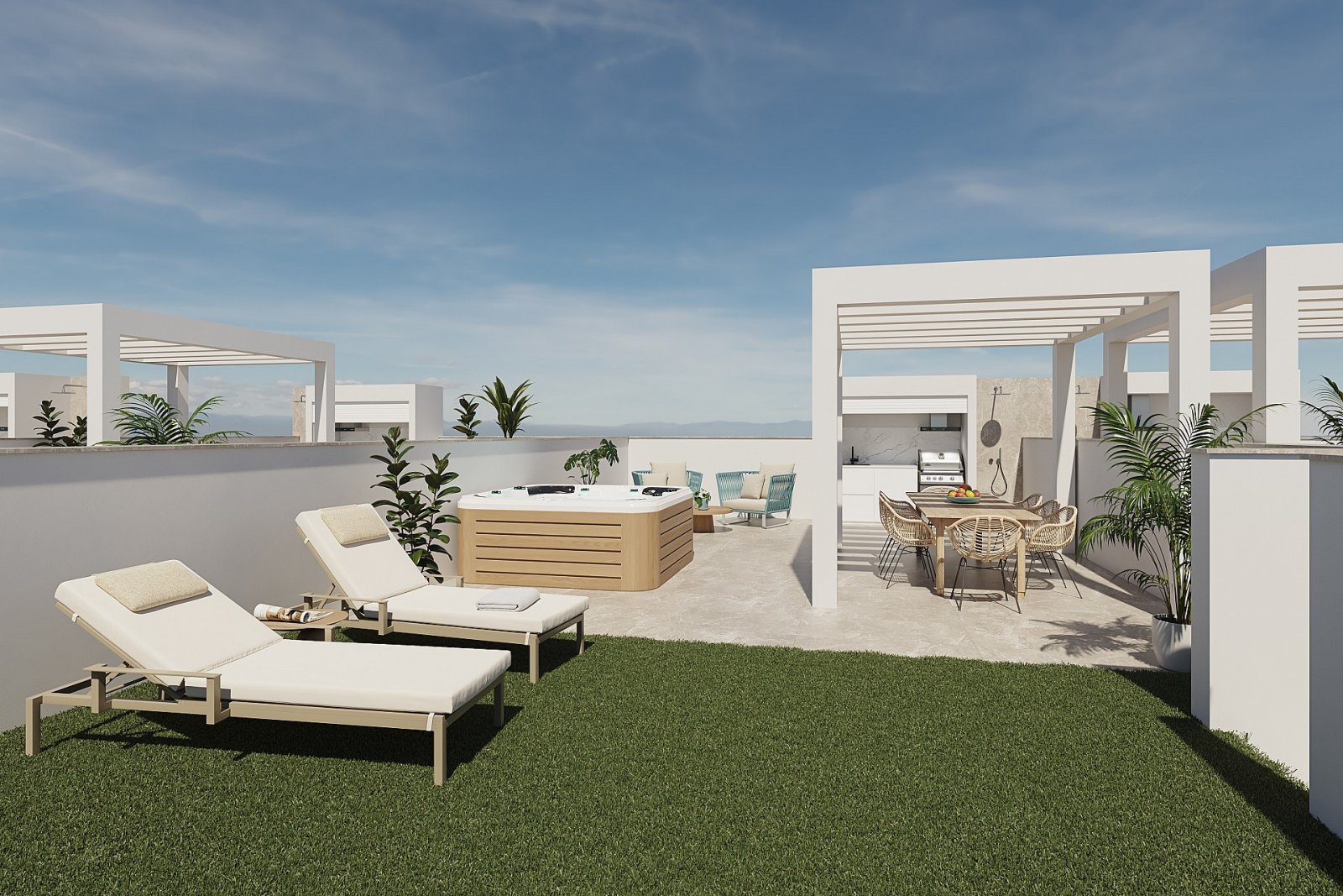 Pilar de la Horadada: Lifestyle-Apartments mit Solarium, Pool & E-Ladestation 