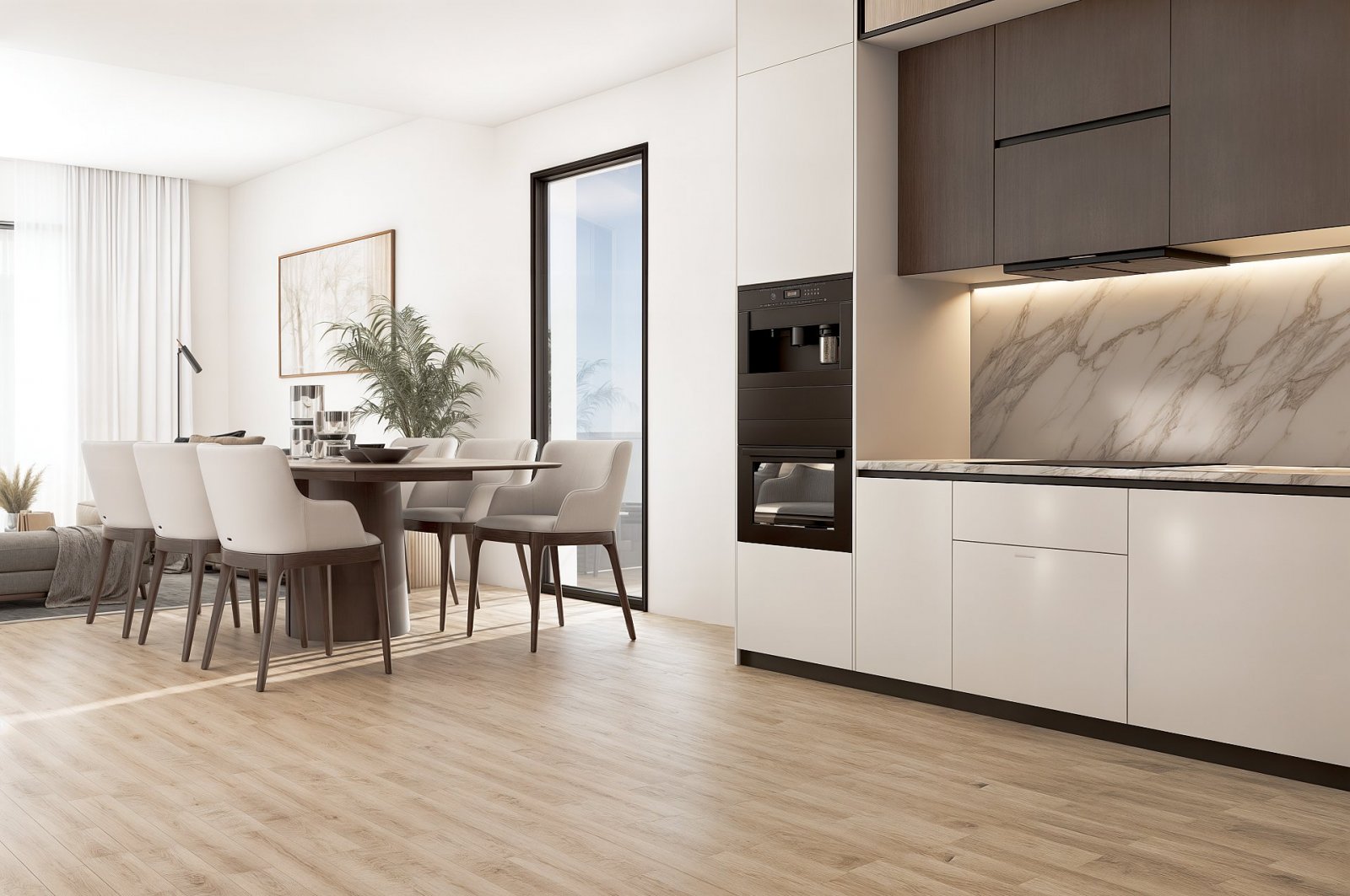 Modernes Apartment mit Solarium und Pool