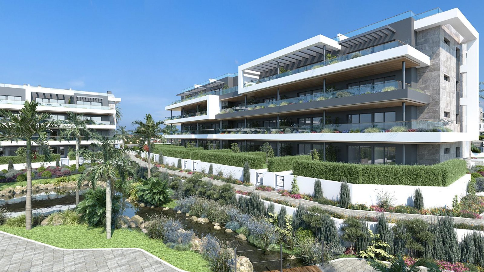 Torrevieja: Exklusive Gartenwohnung mit Poolzugang 