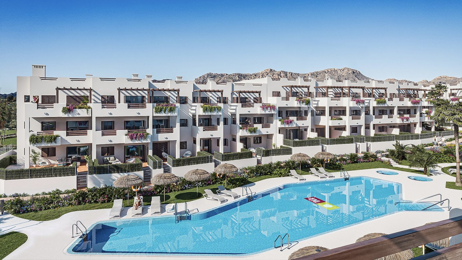Stilvolles Wohnen mit Terrasse und Pool