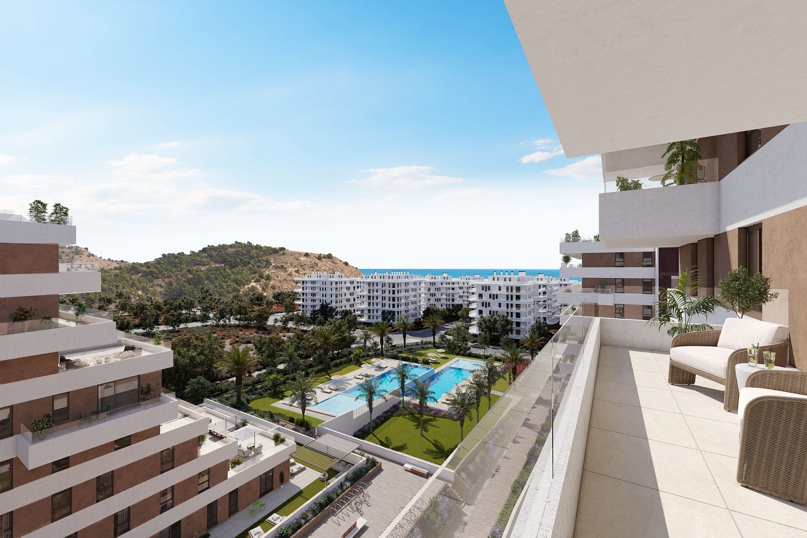Villajoyosa: Attraktives Apartment mit 2 Schlafzimmern 