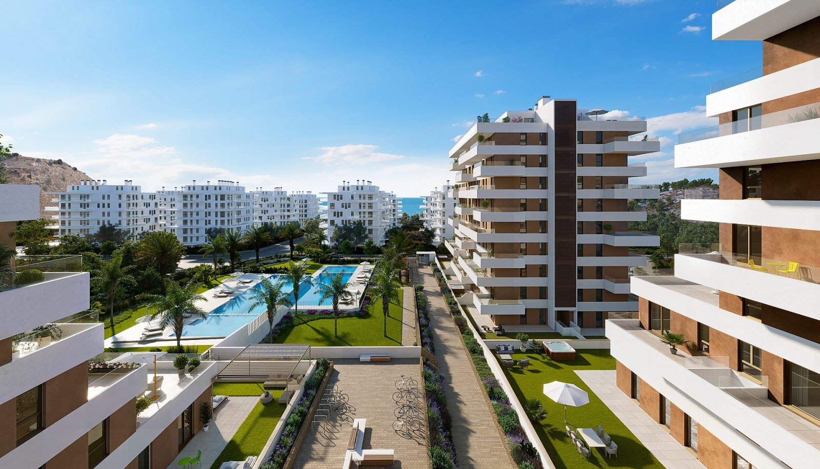 Villajoyosa: Geräumiges Apartment mit Terrasse und Pool“ 