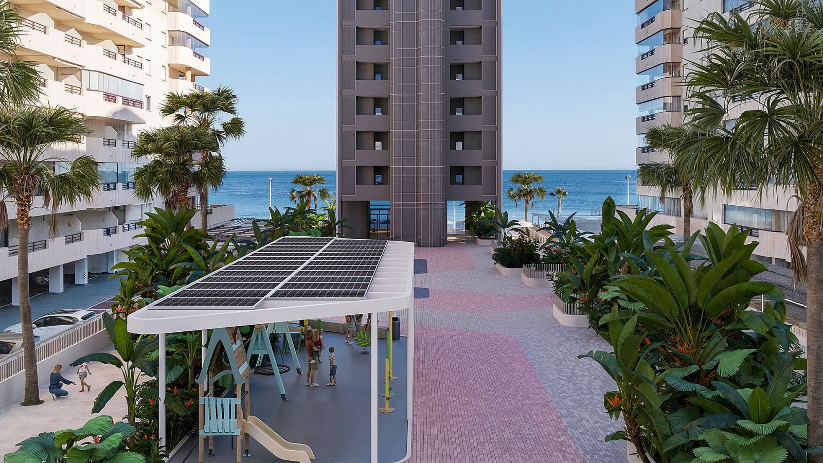 Strandapartment in Calpe mit Meerblick und Infinity-Pool