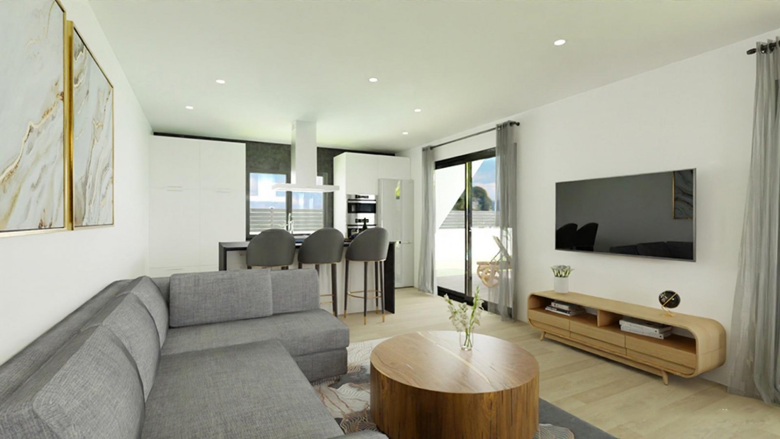 Geräumige Villa mit 3 Schlafzimmern, 2 Bädern und optionalem Swimmingpool