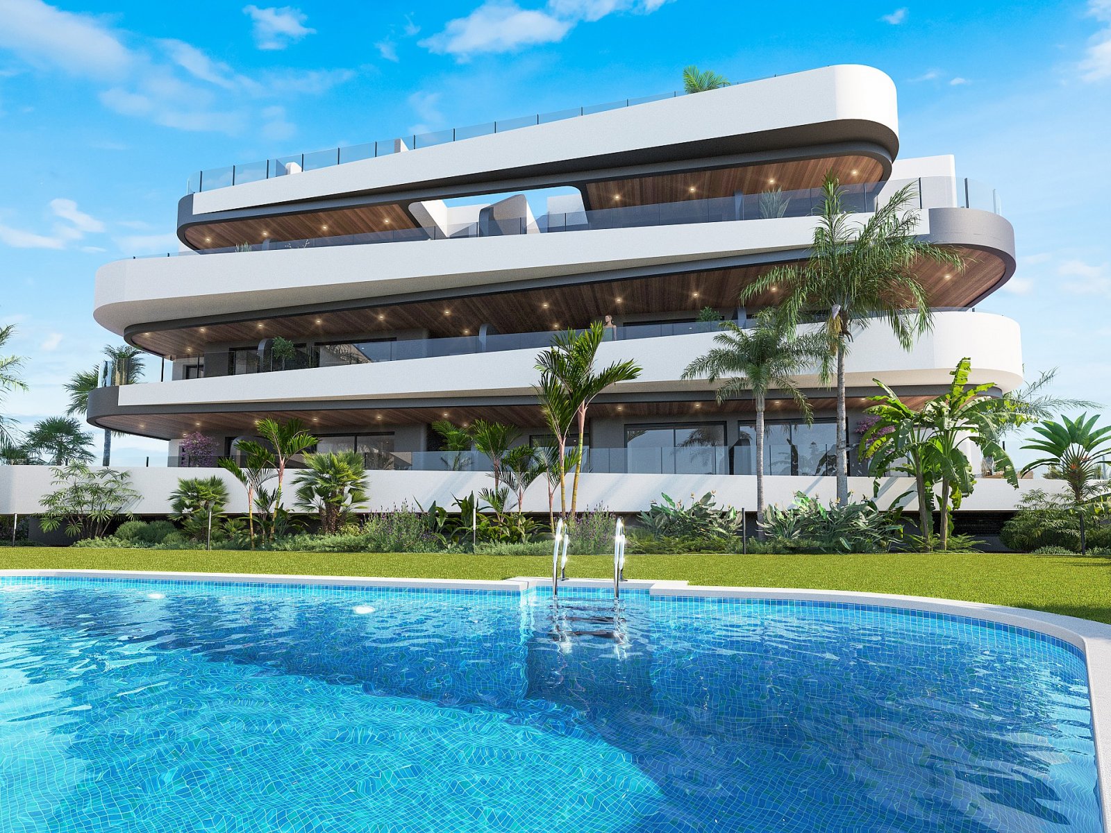 Freizeit und Erholung pur: Apartment mit Pool, Terrasse und Tiefgarage am La Serena Golf