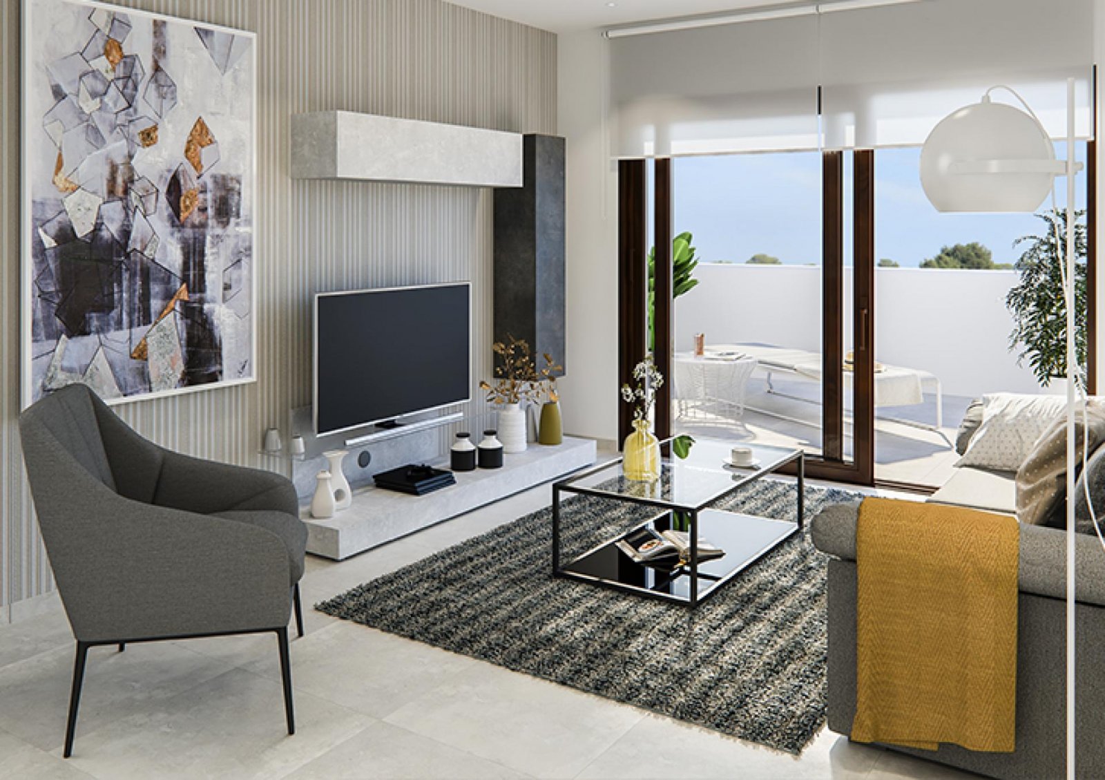 Traumapartment mit Terrasse & Pool in Strandnähe