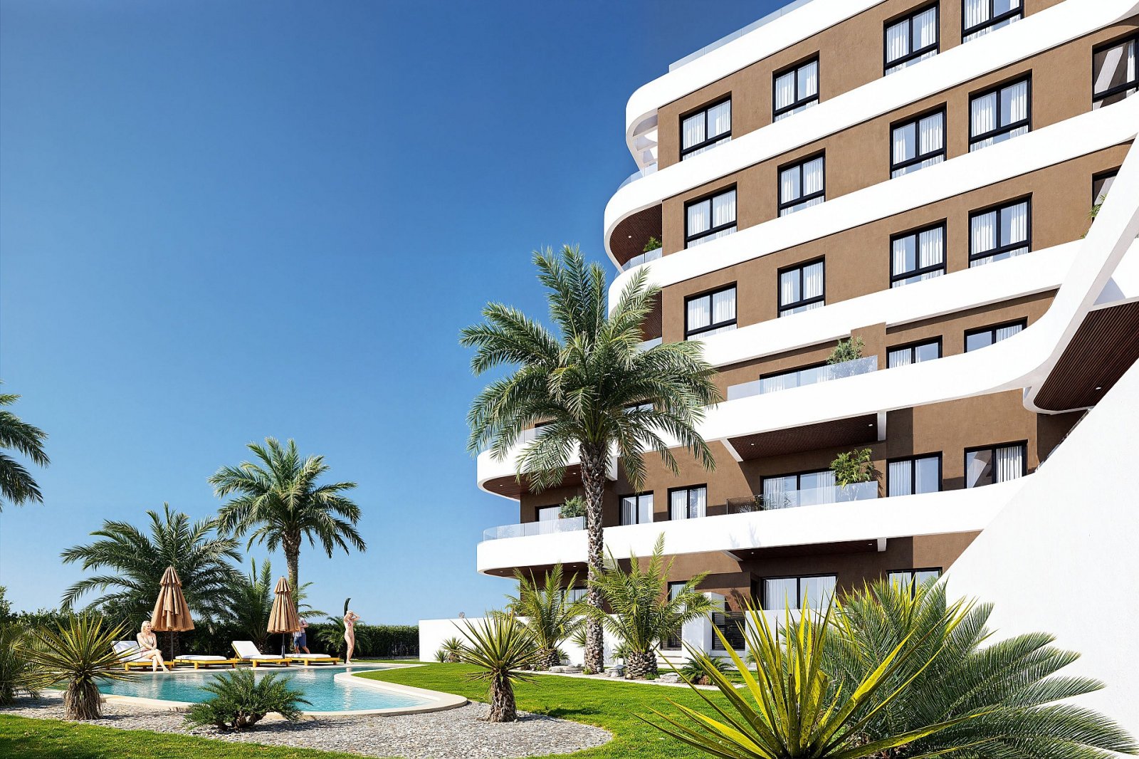 Guardamar del Segura: Moderne Apartments mit Terrasse und Pool 