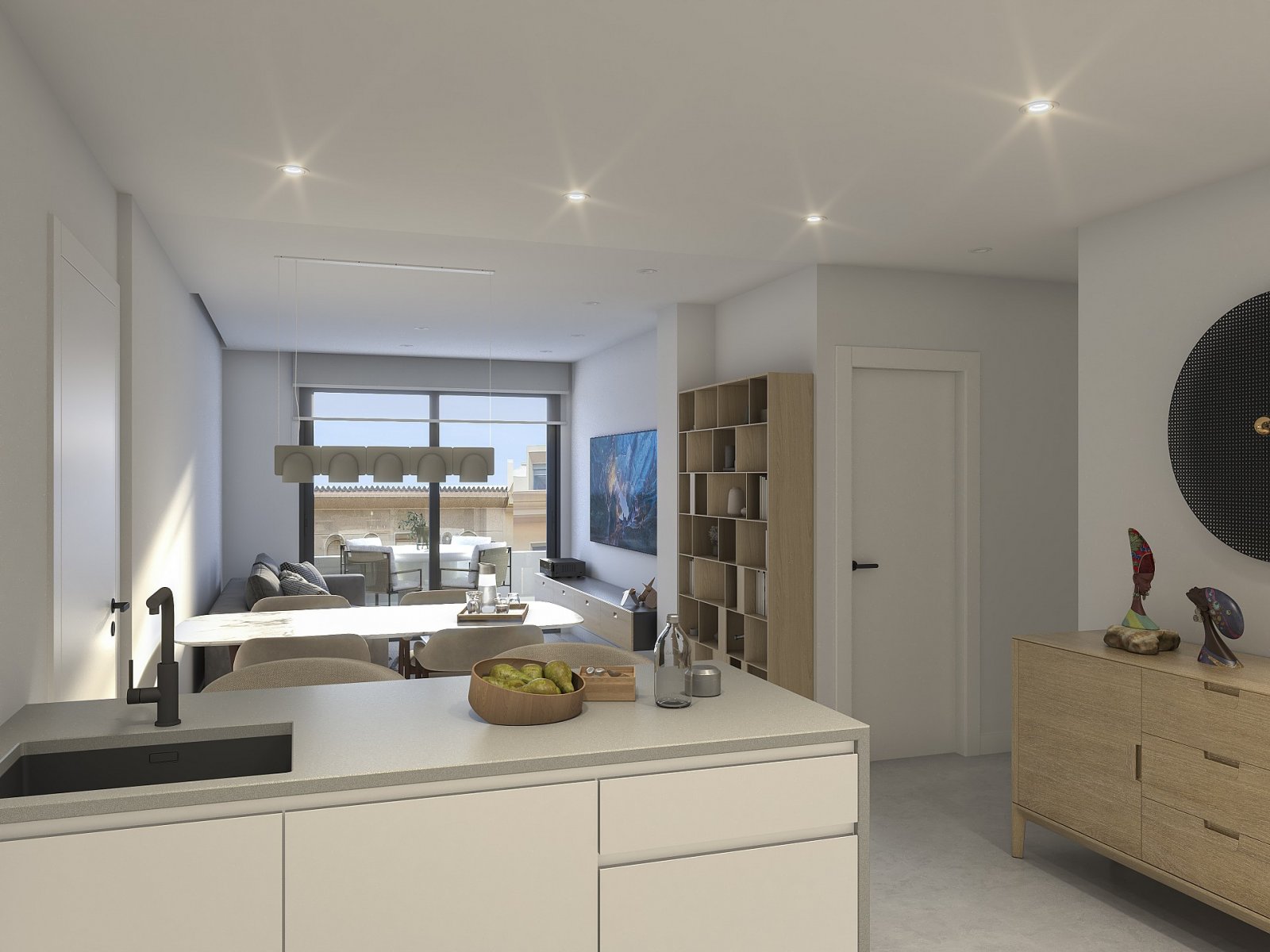 Modernes City-Apartment mit 2 Bädern und Terrasse