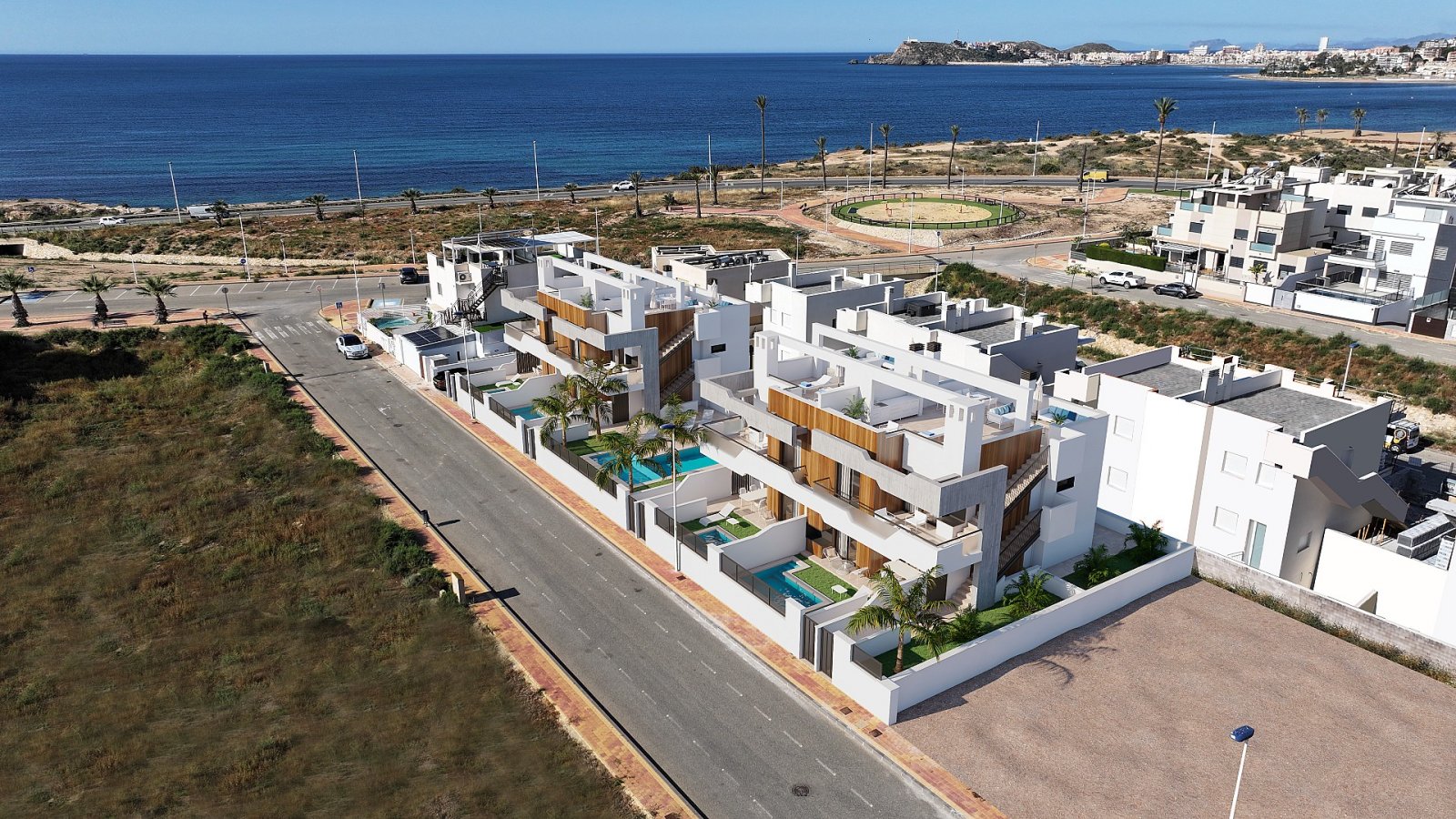 Puerto de Mazarron: Moderne Neubauwohnungen nur 150 m vom Strand 