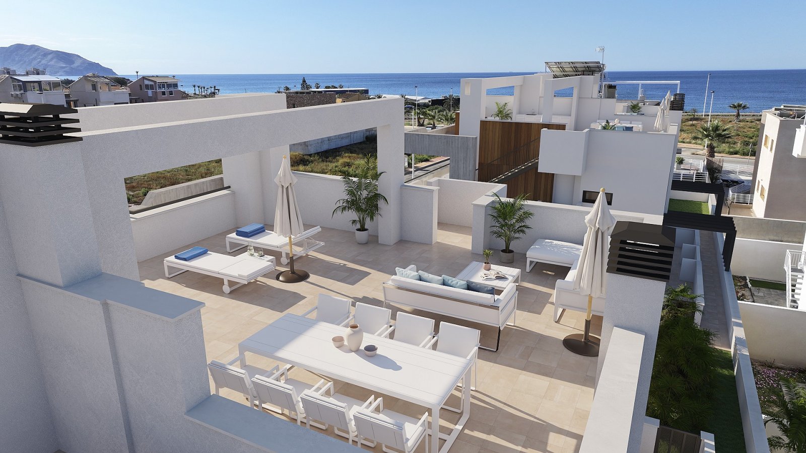 Puerto de Mazarron: Ruhige Wohnanlage mit Terrasse und mediterranem Flair 