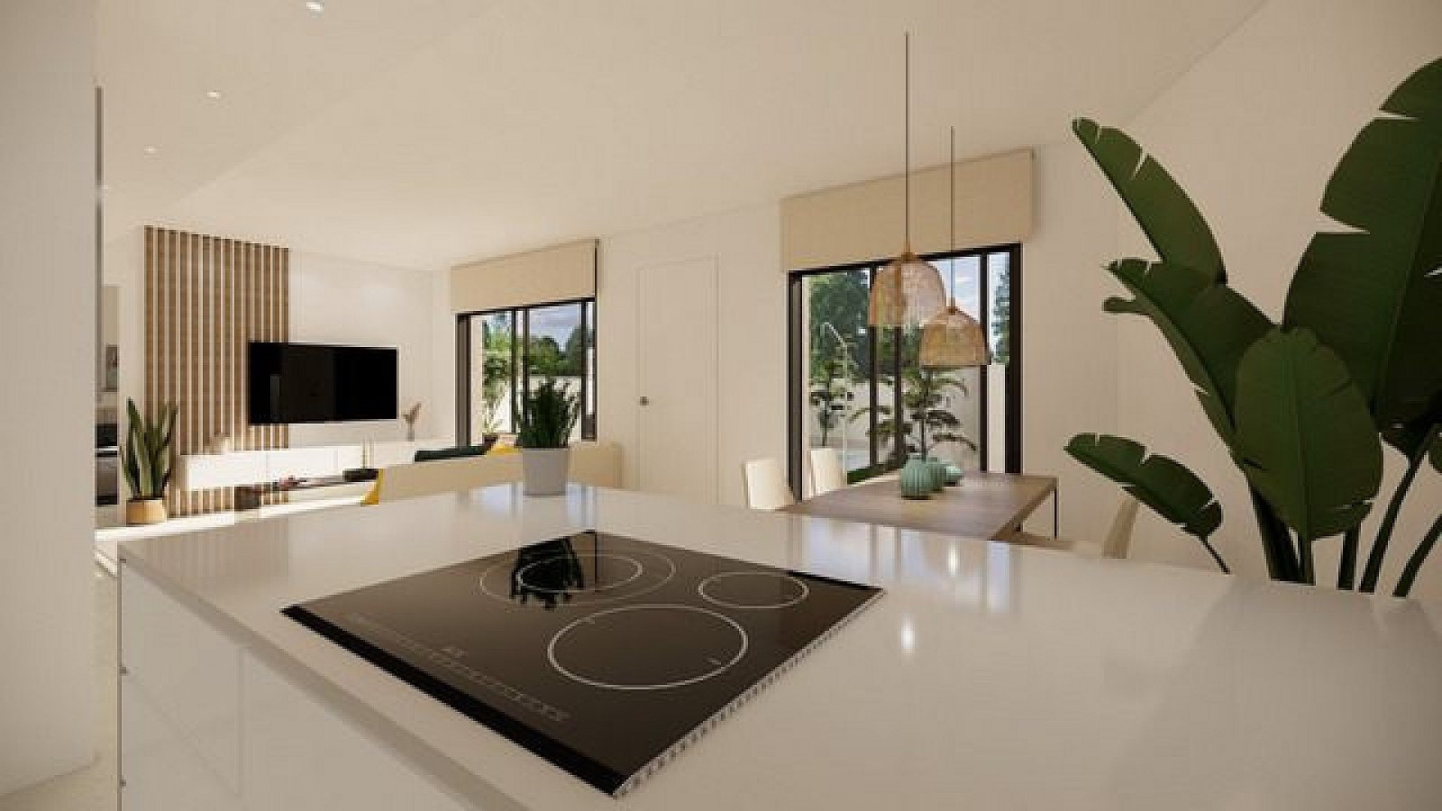 Stilvoll wohnen: Villa mit Pool & 3 Schlafzimmern