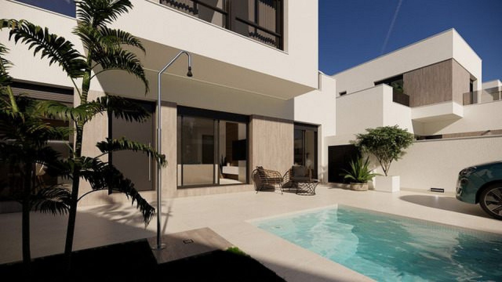Stilvoll wohnen: Villa mit Pool & 3 Schlafzimmern